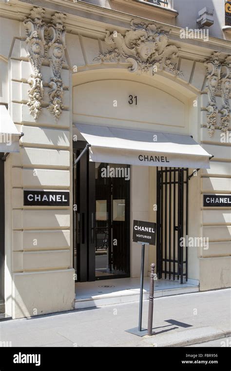 chanel paris location|Chanel store locations in Paris.